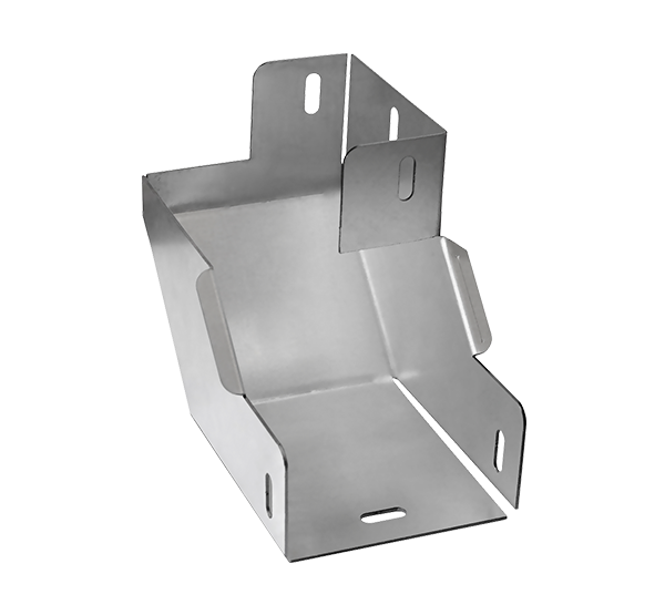 Угол вертикальный внутренний с разворотом 90' прав SYVVR500*100*1,5 R INOX