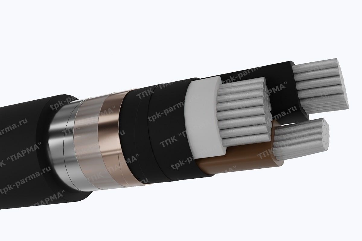 Фотография провода Кабель АПвБбШв 3х35 - 3кВ