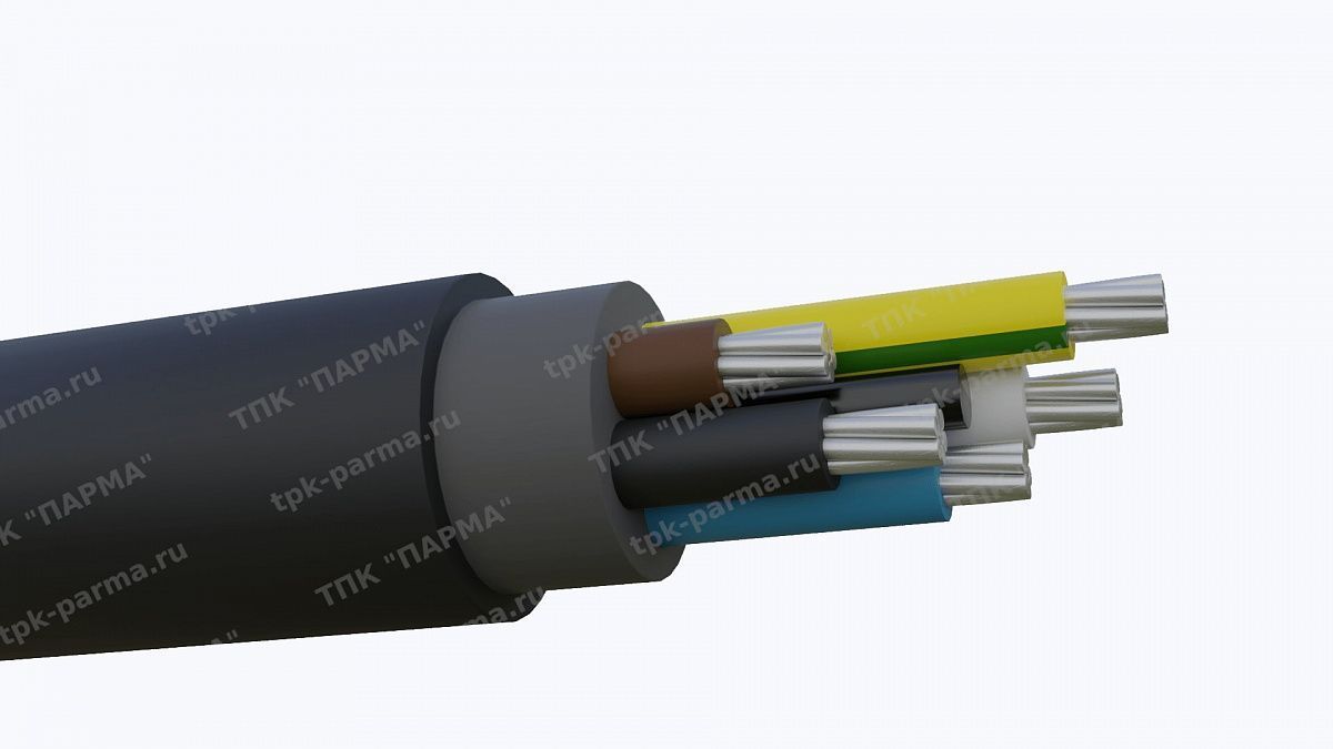 Фотография провода Кабель АПвВГ 5х4 - 1кВ