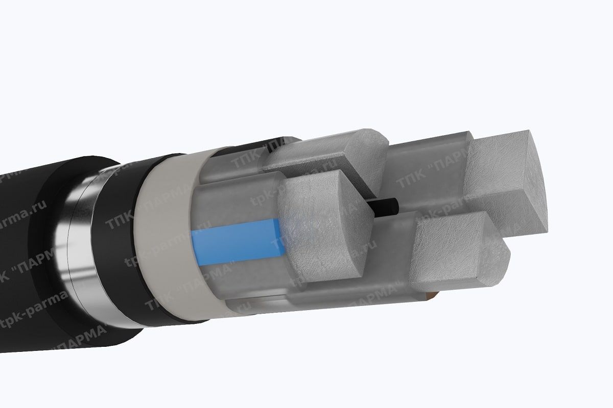 Фотография провода Кабель АПвзБбШп 4х300 - 1кВ