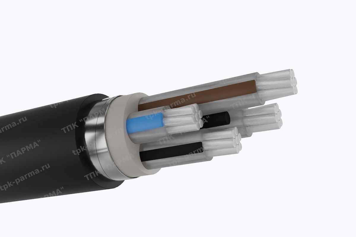 Фотография провода Кабель АПвБбШп 4х16+1х6,0