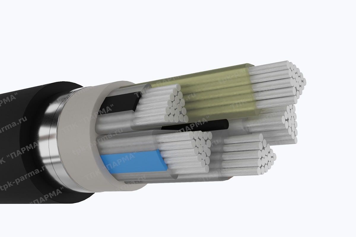 Фотография провода Кабель АПвБШп 5х35 - 1кВ