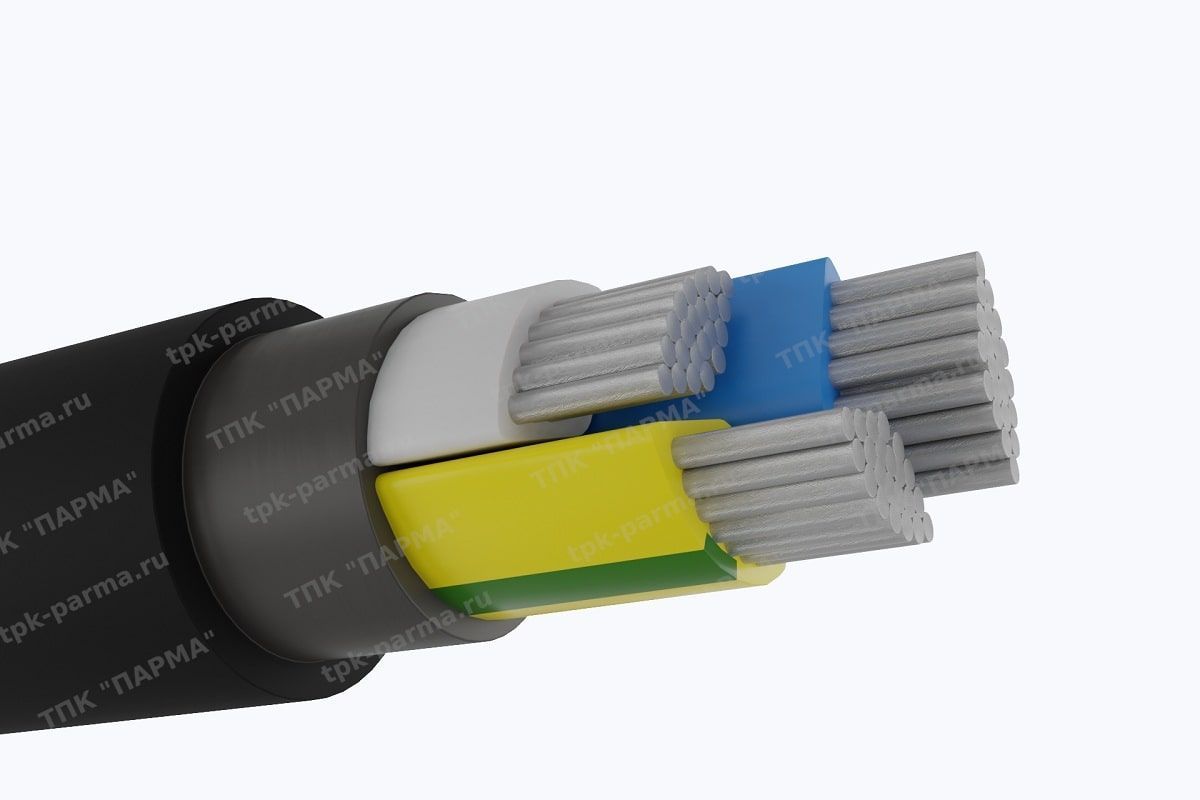 Фотография провода Кабель АПвВнг(A)-LS 3х240+1х120 - 1кВ