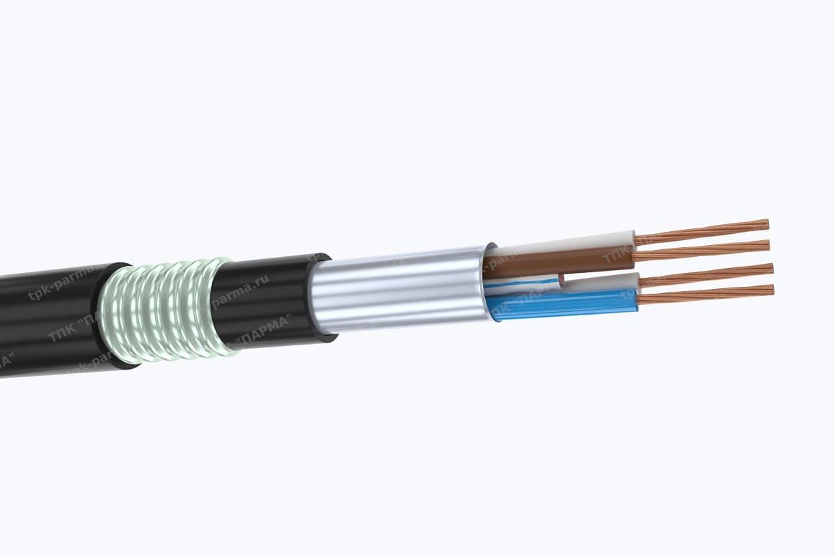 Кабель КИПЭВБВм 10х2х0,6