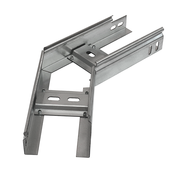 Угол горизонтальный лестничный 45' YGL45*400*150*1,2 ZN