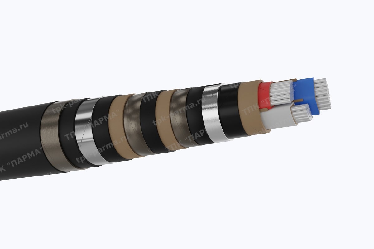 Фотография провода Кабель АСБ2лШв 3х25 - 6кВ