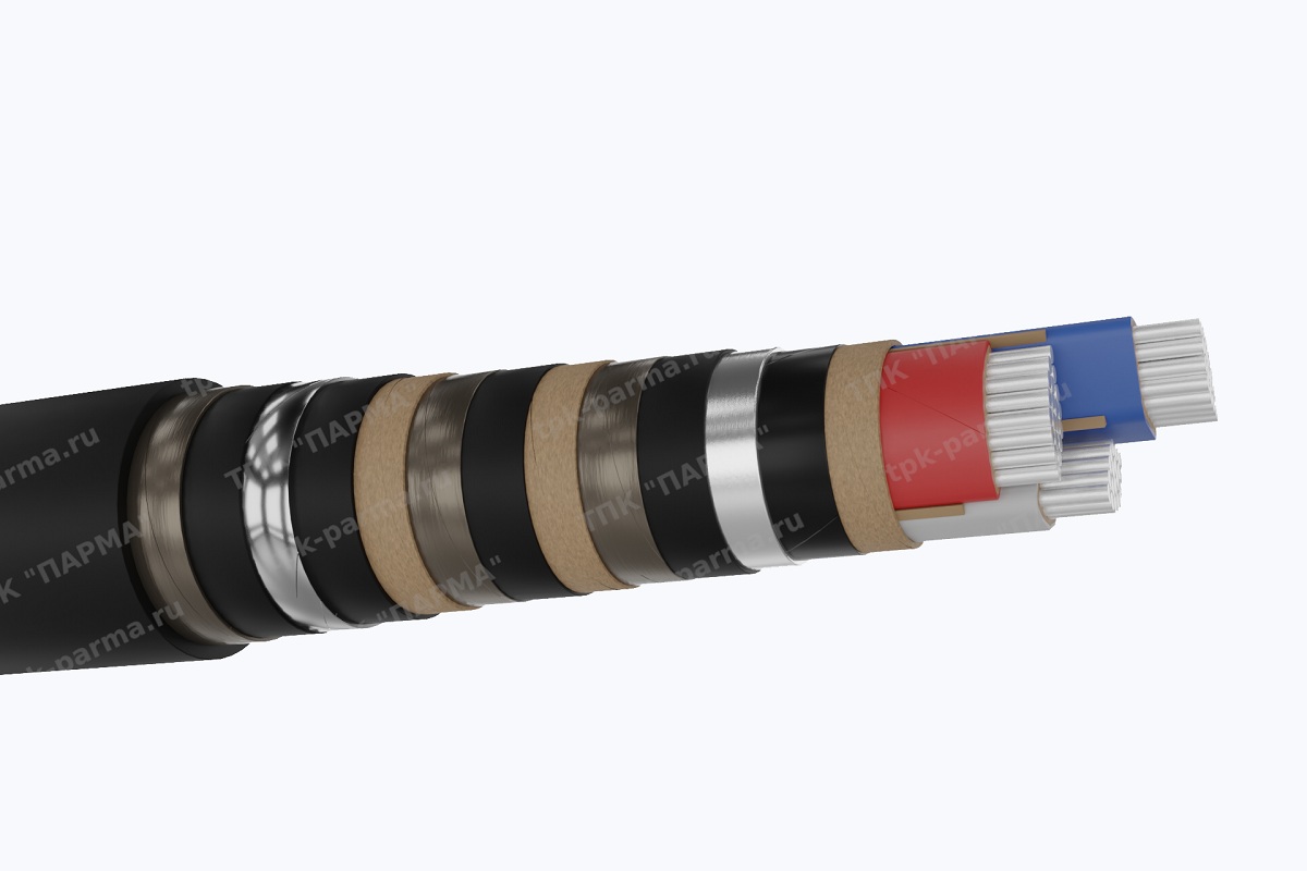 Фотография провода Кабель ААБ2лШп 3х50 - 6кВ